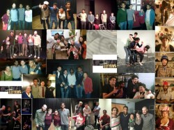 Collage of improv troupe - The Letters, 2014.
